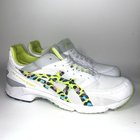 Men SZ 11 Asics Tarther SC "Comme Des Garcons Shirt Pack White Lime" Running - Picture 2 of 13